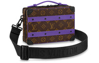 LOUIS VUITTON Handle Soft Trunk Monogram Macassar Brown/Purple