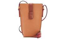 LOEWE Soft Grained Calfskin Shoulder Bag Women's Brown