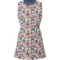 LOUIS VUITTON Floral Jacquard A-Line Dress