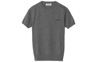 MIU MIU Logo intarsia Cashmere Top