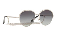 CHANEL Sunglasses Unisex Silver