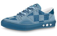 LOUIS VUITTON Ollie Sneakers 'Blue Plaid Mesh' 1A9YT6
