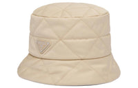 PRADA Triangle-logo Quilted Bucket Hat