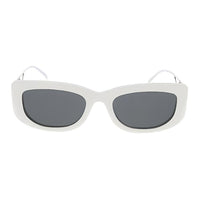 PRADA Oval Sunglasses Women's White