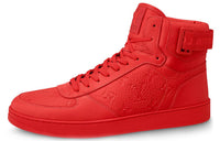 LOUIS VUITTON Rivoli High Top Stylish Skateboarding Shoes Men's Red