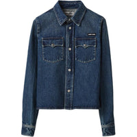 MIU MIU SS24 Shirt Women's Blue