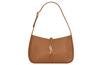 SAINT LAURENT LE5A7 Smooth Calf Leather Shoulder Bag Hobo Bag Handbag Shoulder Bag Women's Sand Dune Brown