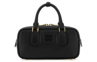 MIU MIU Arcadie Series Leather Bowling Bag, Handbag Regular Women's Black