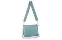 LOUIS VUITTON Coussin Pm Monogram Embossed Blue/Red