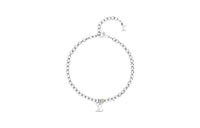 LOUIS VUITTON Nano Beads Metal Crystal Bracelets Men's Silver