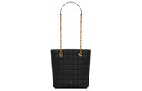 SAINT LAURENT Lambskin Tote Bag, Shopping Bag, Shoulder Bag Women's Black