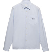 PRADA Pre Owned 2010s Logo embroidered Shirt