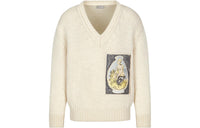 DIOR V Neck Knitted Jumper