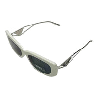 PRADA Irregular Shape Sunglasses Women's White