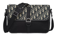 DIOR Oblique Print Crossbody Bag, Shoulder Bag Men's Beige & Black