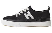 HERMES Deep Low-Top Skateboard Shoes Women's Black