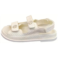 CHANEL Stylish Sandals Women's White