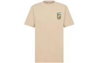 DIOR Dior Quarterly New Products SS22 Drop Shoulder Sleeve T-Shirt Men's Ivory