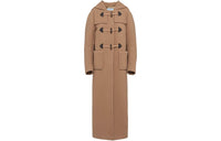 PRADA Coats Women's Camel Brown