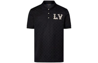 LOUIS VUITTON Cotton Pique Polo With Embroidered Lv Patch