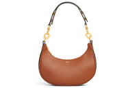 CELINE Smooth Cow Leather Handbag Shoulder Bag Crossbody Bag Handbag Medium Size Women's Tawny