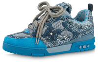 LOUIS VUITTON Skate Trainer Blue Swarovski Monogram