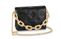 LOUIS VUITTON Beltbag Coussin Cruise 22 Monogram Embossed Black