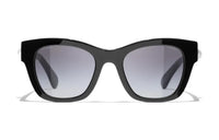 CHANEL Sunglasses Unisex Black