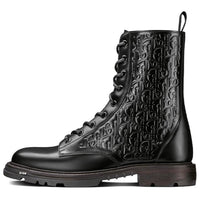 DIOR Explorer 2 Boots Black DIOR Oblique Embossed