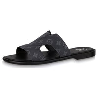 LOUIS VUITTON Oasis Slip Resistant Slide Slippers Men's Black