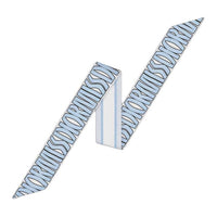 DIOR Silk Silk Scarves Women's Light Blue