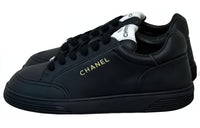 CHANEL Low-Top Skateboard Shoes Women's Black