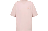 DIOR DIOR New Season Collection DIOR FW22 Qixi Festival Collection T-Shirt Men's Pink