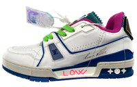 LOUIS VUITTON Trainer Upcycling Sneakers 'White Blue'
