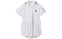 MIU MIU Logo print Poplin Minidress