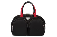PRADA Nylon Handbag Women's Black