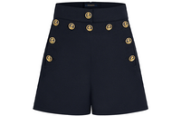 LOUIS VUITTON New Quarterly Products Of LV Casual Shorts Women's Marine Blue