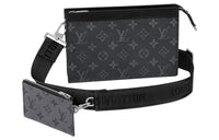 LOUIS VUITTON Gaston Wearable Wallet Monogram Eclipse Reverse Black