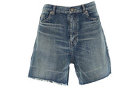 SAINT LAURENT SS22 Denim Shorts Men's Blue