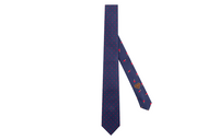 HERMES Ties Men Blue/Red