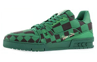 LOUIS VUITTON LV Trainer Sneaker Damier Pop Green