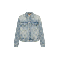 LOUIS VUITTON SS24 Denim Jacket Men's Blue