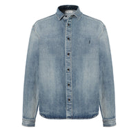 SAINT LAURENT Cassandre Denim Shirt