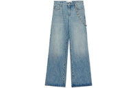 LOEWE Chain Jeans 'Washed Denim'