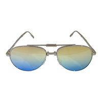 DIOR Aviator Sunglasses Men's Silver/Blue