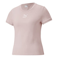 (WMNS) PUMA Classics Printing Round-neck Pink 532562-36