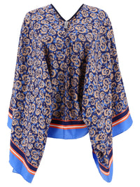 Ferragamo Sanim Poncho Blue