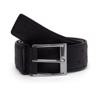 Bottega Veneta Leather Belt in Black