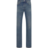 DIOR Logo Patch Straight Leg Jeans