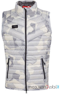 Nike Sportswear Vest Down Fill AOP Guild 'White Grey' 823682-100